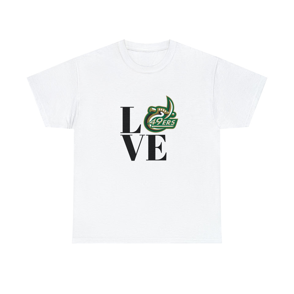LOVE UNCC Unisex Heavy Cotton Tee