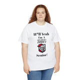 H*ll Yeah! Belmont Abbey Senior Unisex Heavy Cotton Tee