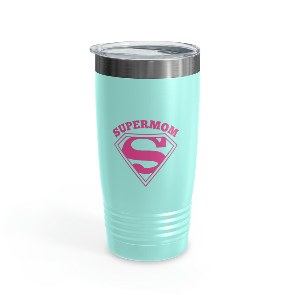 Super Mom Ringneck Tumbler, 20oz