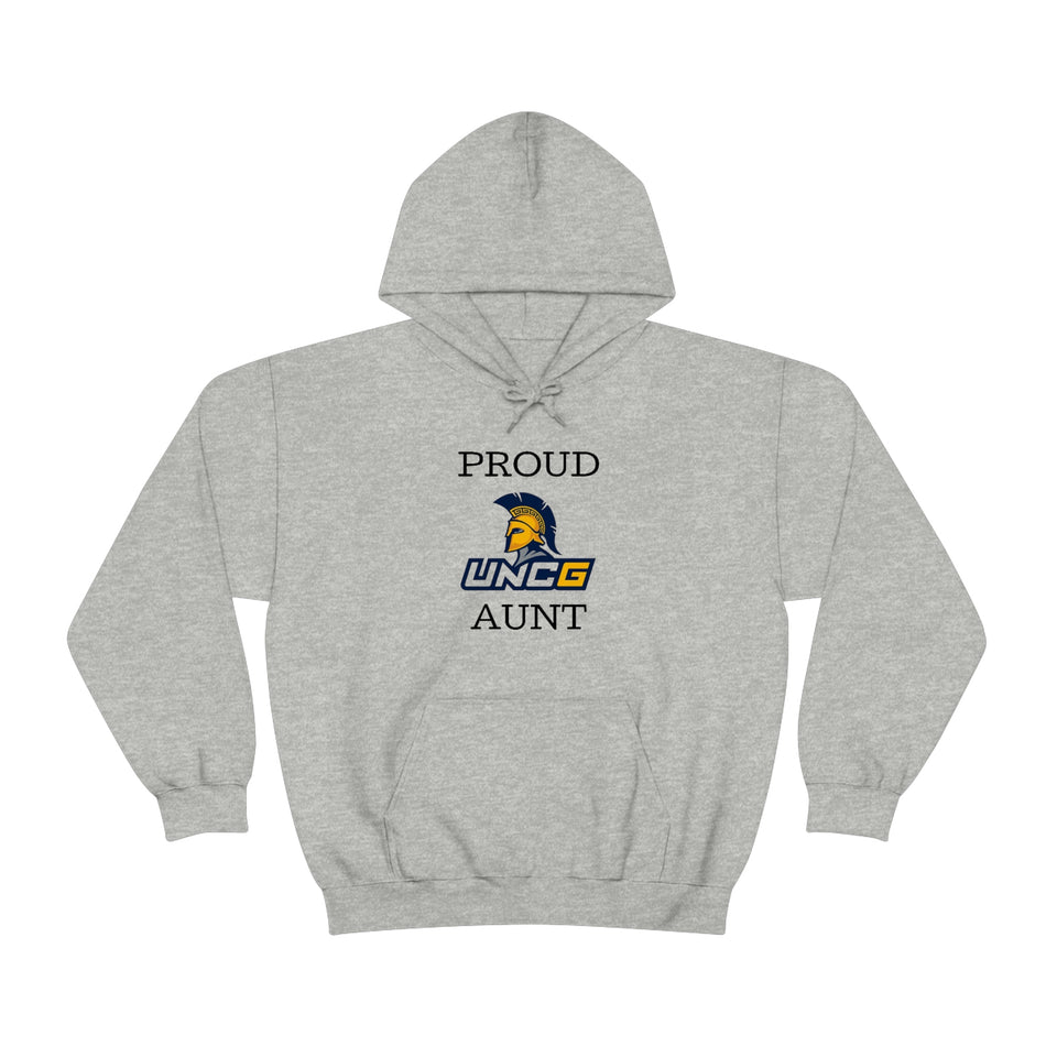 Proud UNCG Aunt Hooded Sweatshirt