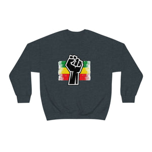 Black Fist Unisex Heavy Blend™ Crewneck Sweatshirt