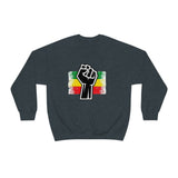 Black Fist Unisex Heavy Blend™ Crewneck Sweatshirt
