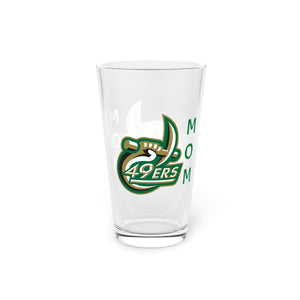 UNCC Mom Pint Glass, 16oz