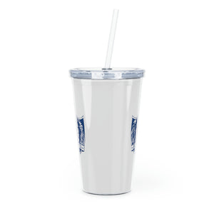 Hickory Grove Christian Plastic Tumbler with Straw