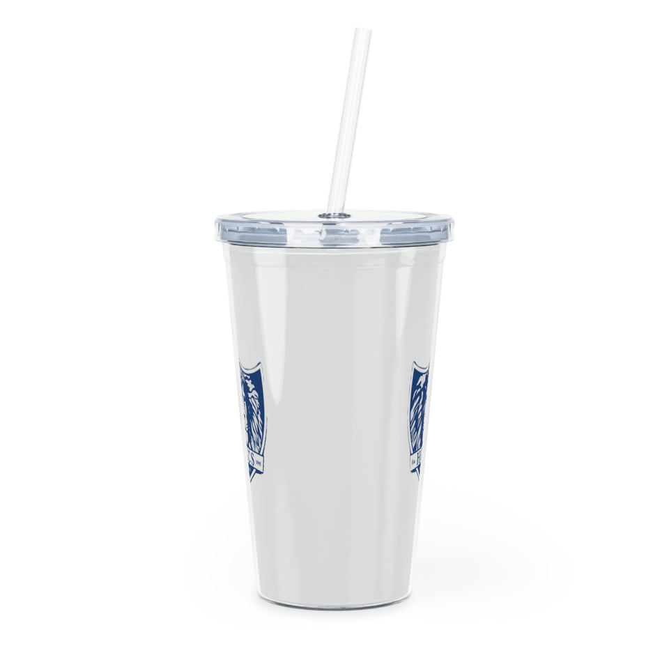 Hickory Grove Christian Plastic Tumbler with Straw