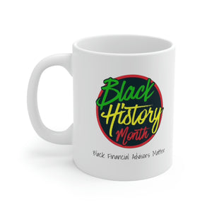 Black Financial Advisors Matter Ceramic Mug 11oz