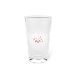 Delta Heartbeat Pint Glass, 16oz