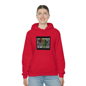 I Celebrate Unisex Heavy Blend™ Hooded Sweatshirt