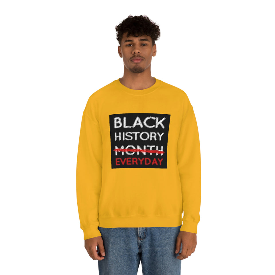 Black History Everyday Unisex Heavy Blend™ Crewneck Sweatshirt