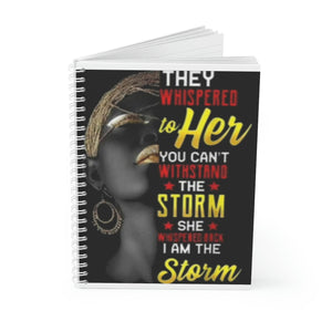 They Whispered Spiral Notebook