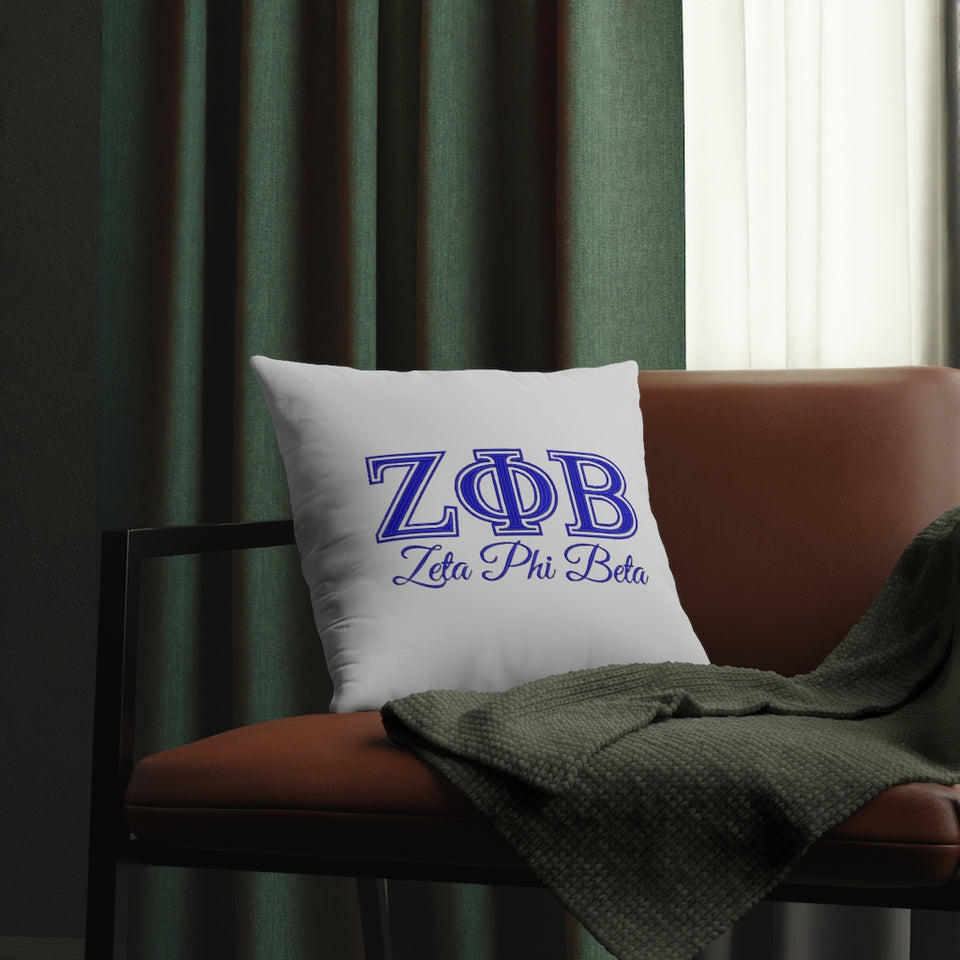 Zeta Phi Beta Waterproof Pillows