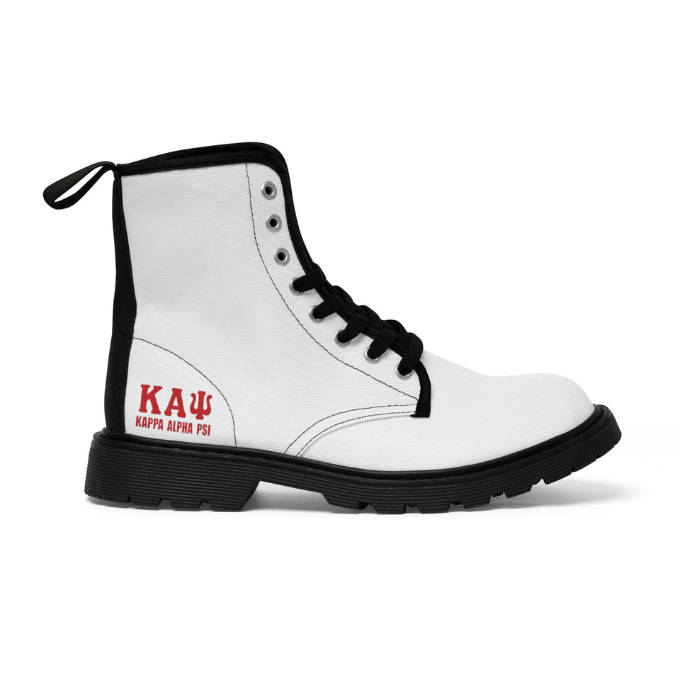 Kappa Alpha Psi Men's Canvas Boots