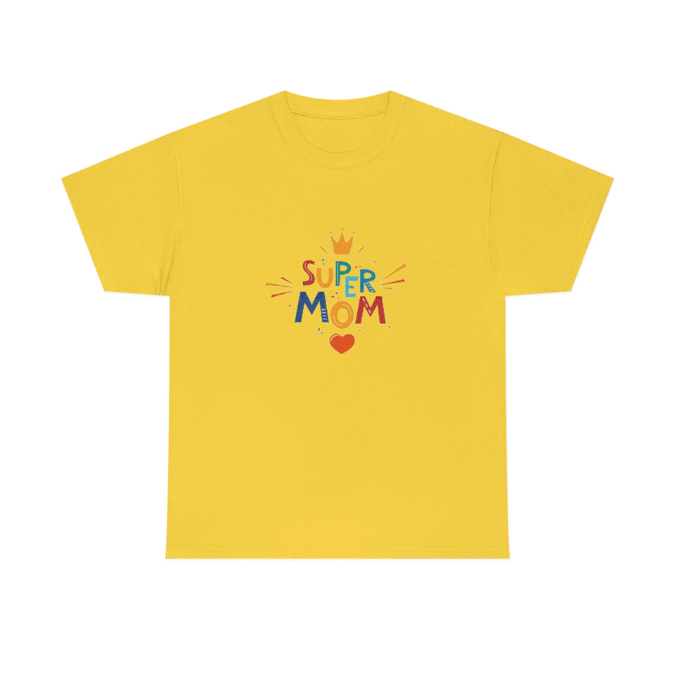 Super Mom Unisex Heavy Cotton Tee