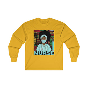 Black Nurse Long Sleeve Tee
