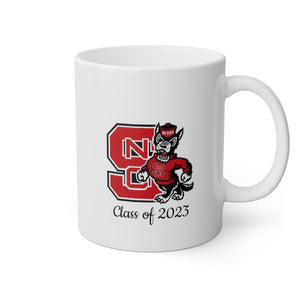 NC State Class of 2023 White Mug, 11oz