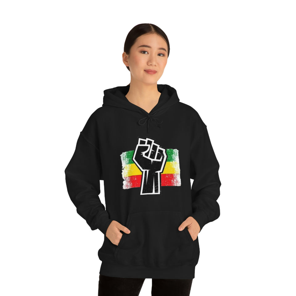 Black Fist Unisex Heavy Blend™ Hooded Sweatshirt