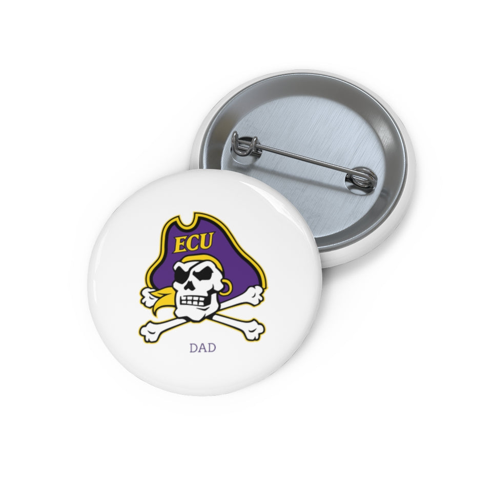 East Carolina Dad Pin Buttons