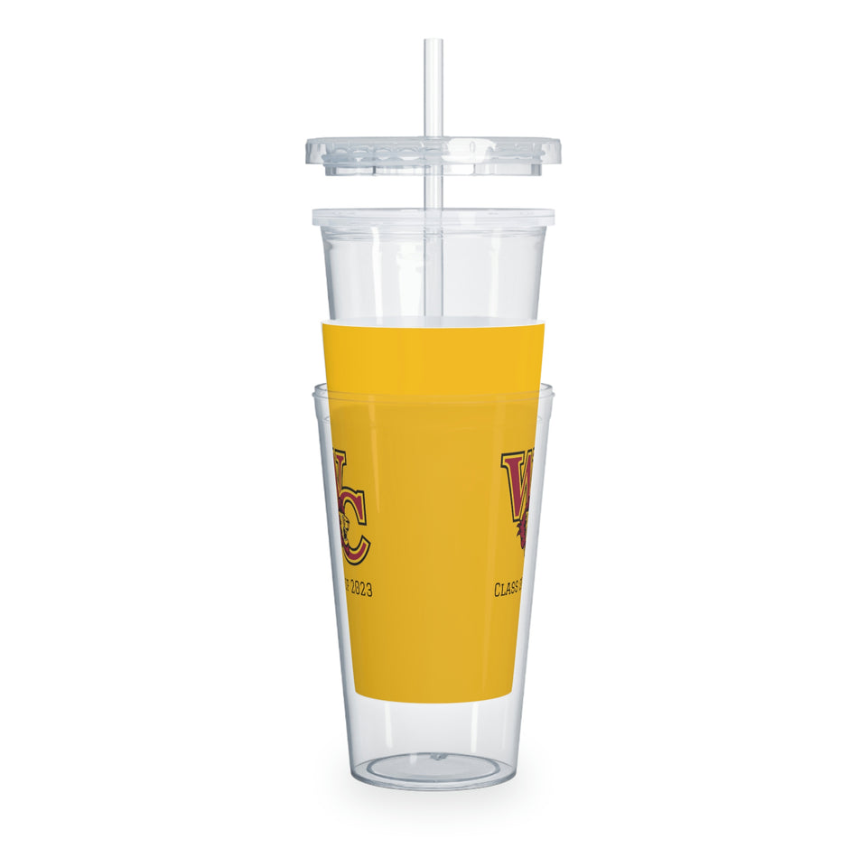 West Charlotte HS Class of 2023 Plastic Tumbler with Straw