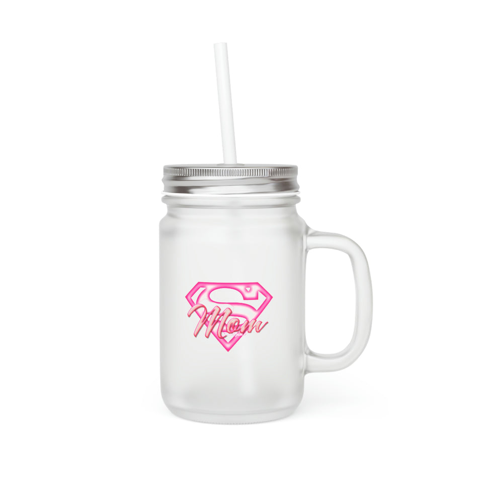 Today's Single Mom Superwoman Mason Jar