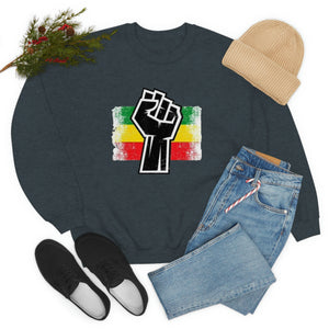 Black Fist Unisex Heavy Blend™ Crewneck Sweatshirt