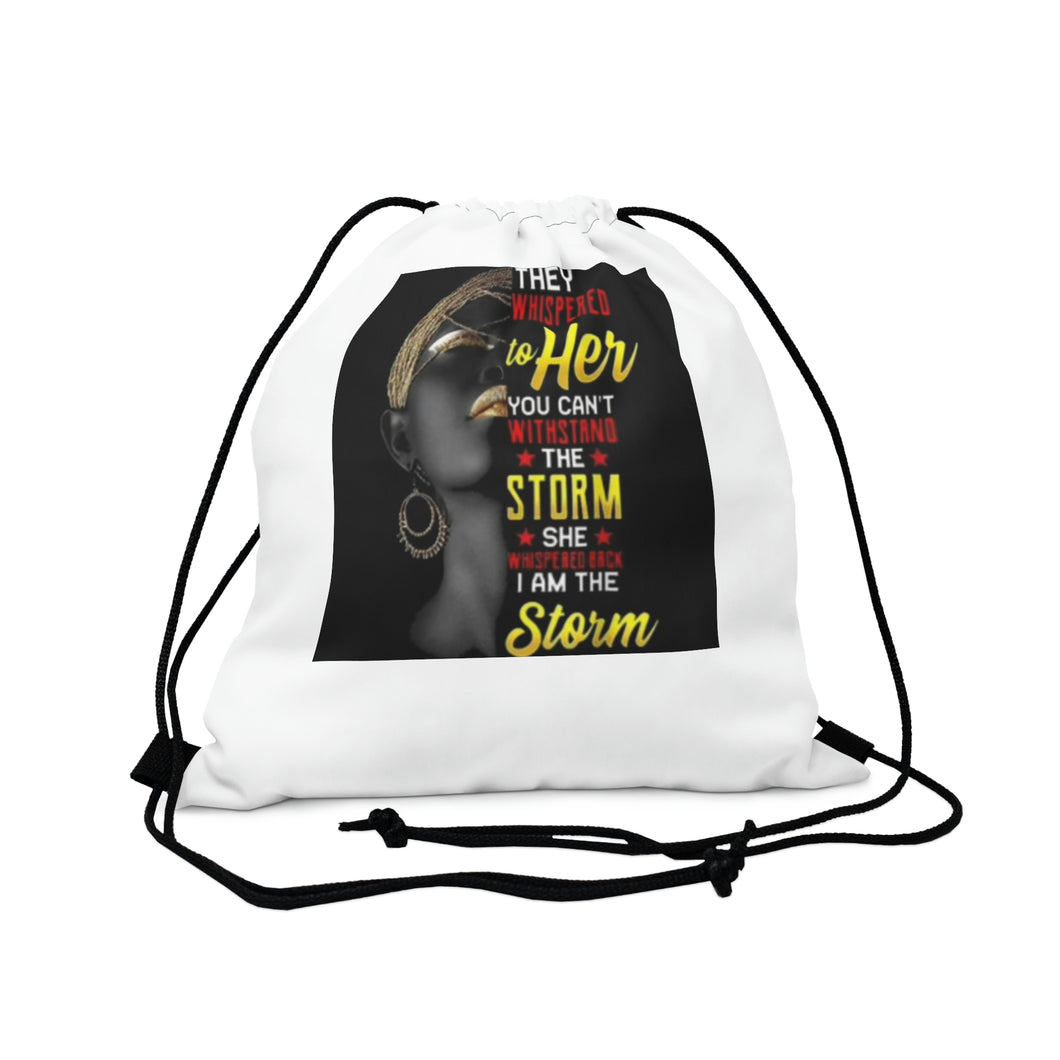 They Whispered Outdoor Drawstring Bag
