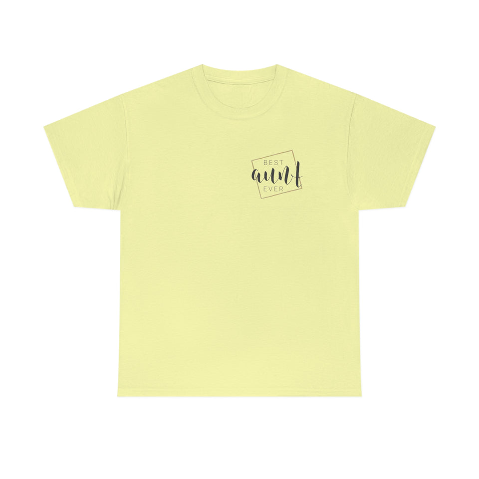 Best Aunt Ever Unisex Heavy Cotton Tee