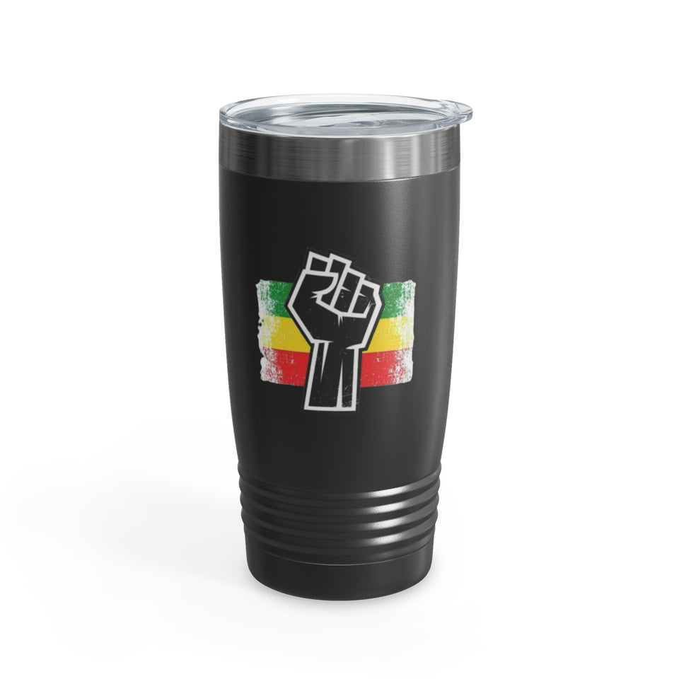 Black Fist Ringneck Tumbler, 20oz