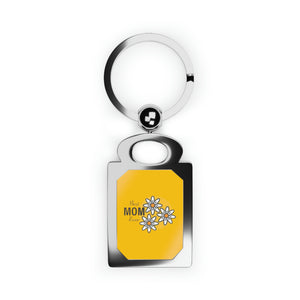 Best Mom Ever Rectangle Photo Keyring