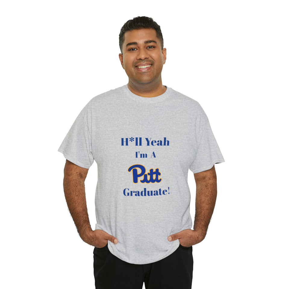 H*ll Yeah! University of Pittsburgh Unisex Heavy Cotton Tee