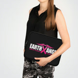 Earth Angel Black Laptop Sleeve