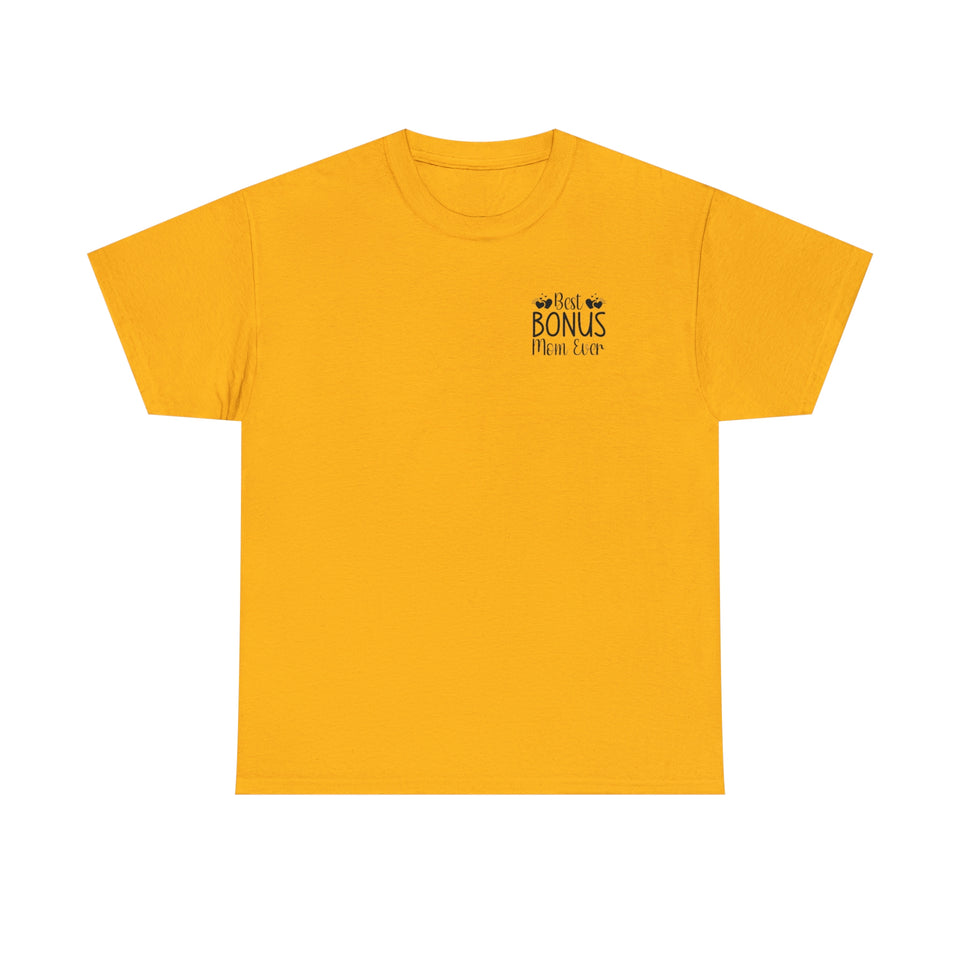 Best Bonus Mom Ever Unisex Heavy Cotton Tee