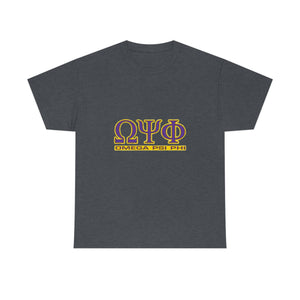 Omega Psi Phi Unisex Heavy Cotton Tee