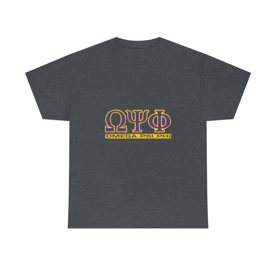 Omega Psi Phi Unisex Heavy Cotton Tee