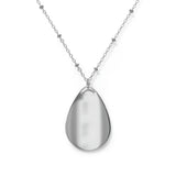 The Best Mom Oval Necklace