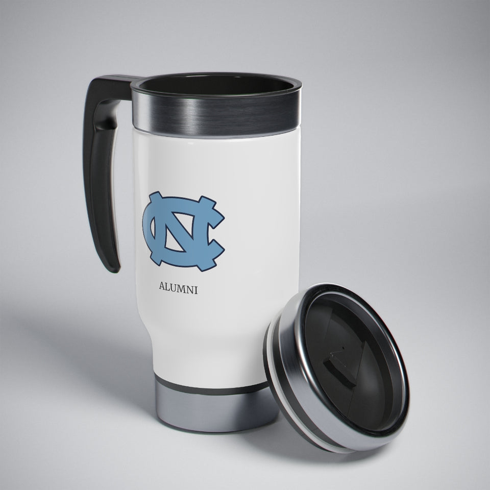 UNC Alumni Travel Mug with Handle, 14oz