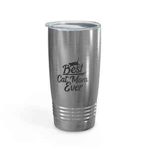 Best Cat Mom Ever Ringneck Tumbler, 20oz