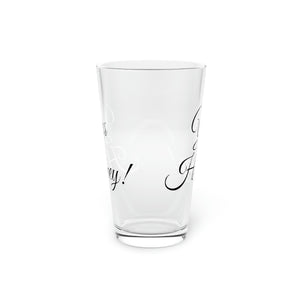 Yes Honey Pint Glass, 16oz
