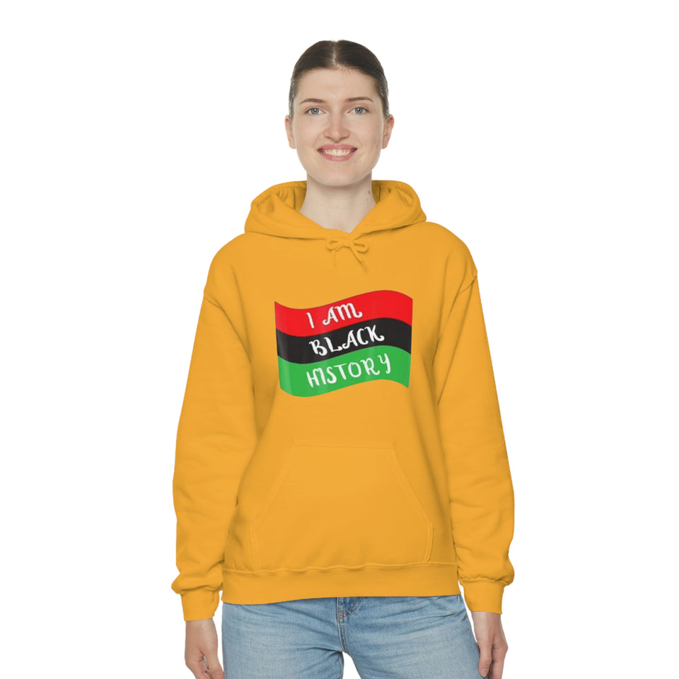 I Am Black History Unisex Heavy Blend™ Hooded Sweatshirt