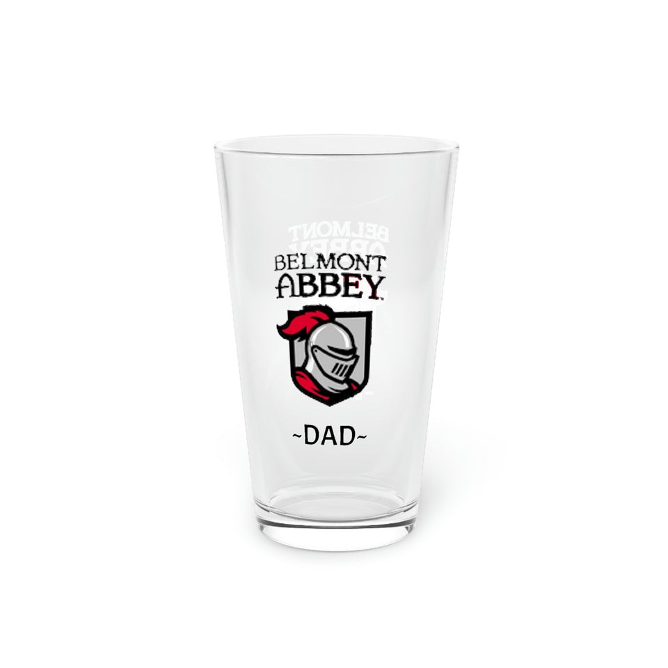Belmont Abbey Dad Pint Glass, 16oz