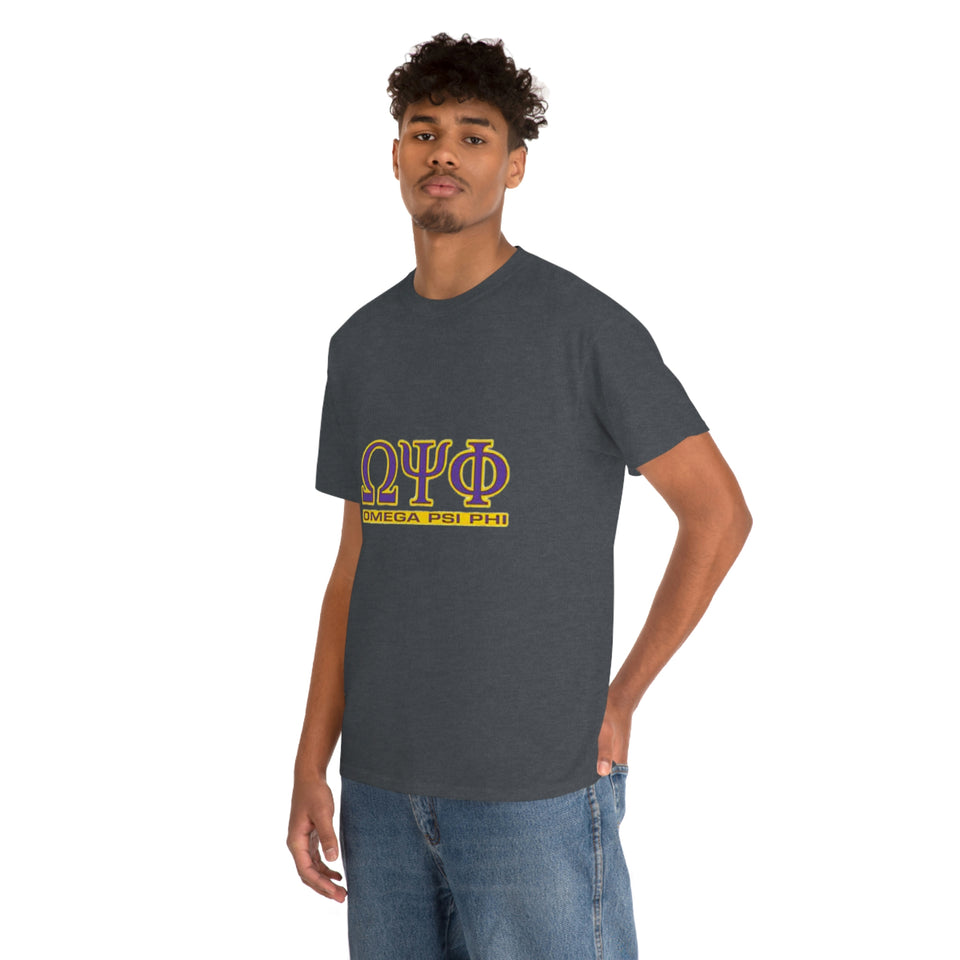 Omega Psi Phi Unisex Heavy Cotton Tee