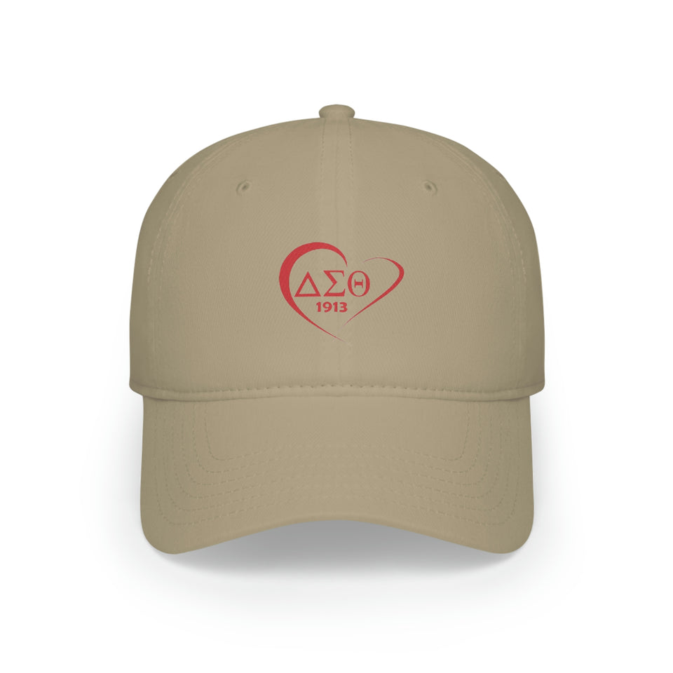 DST Heart Low Profile Baseball Cap