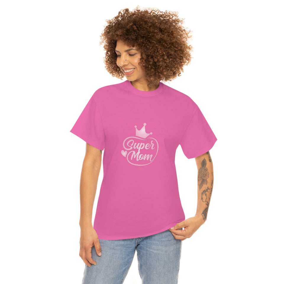 Super Mom Unisex Heavy Cotton Tee