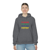 I'm Black Every Month Week Day Unisex Heavy Blend™ Hooded Sweatshirt