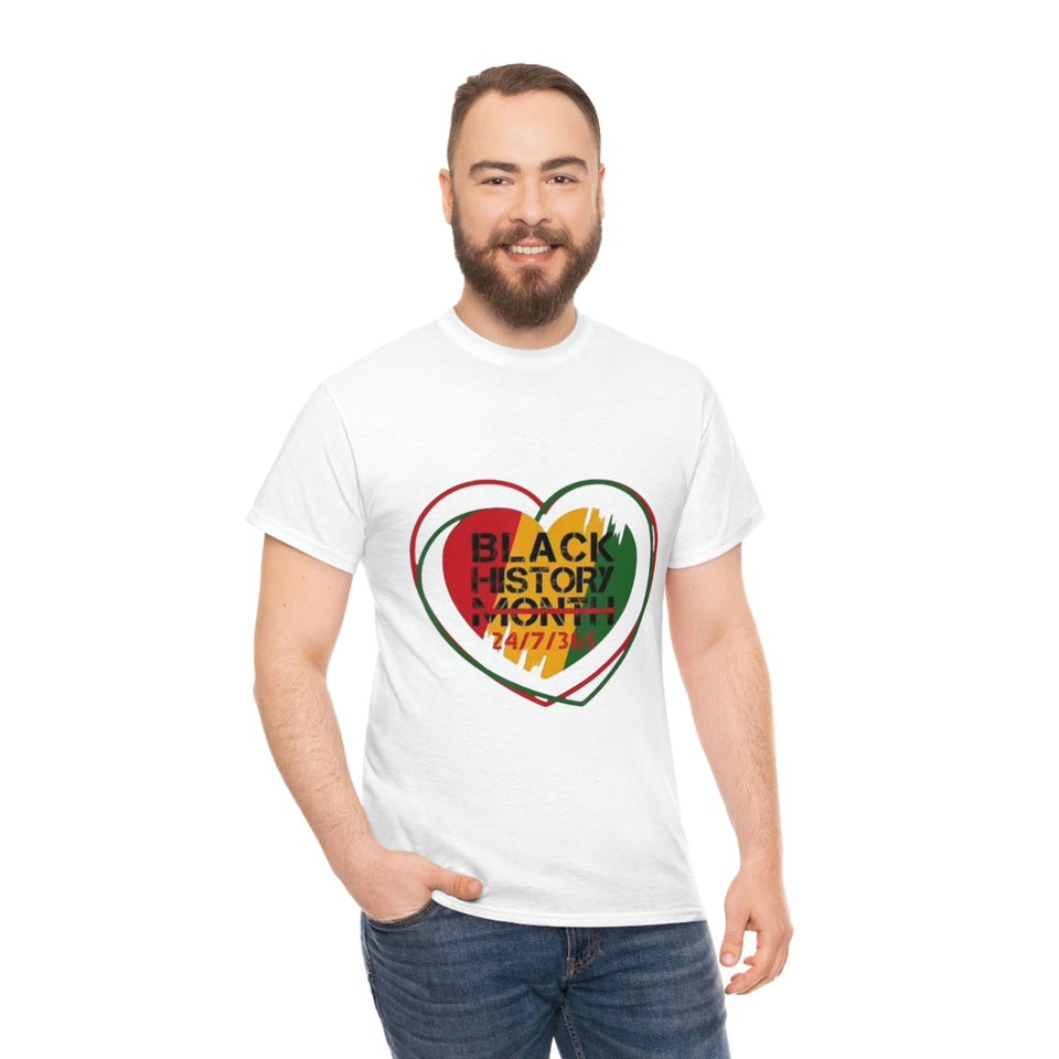 Black History 24/7/365 Cotton Tee