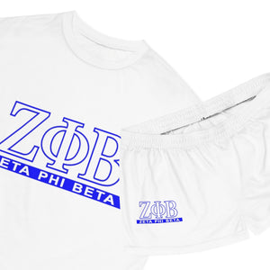 Zeta Phi Beta Women's Short Pajama Set