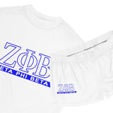 Zeta Phi Beta Women's Short Pajama Set