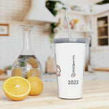 South Meck HS Class of 2023 Plastic Tumbler with Straw