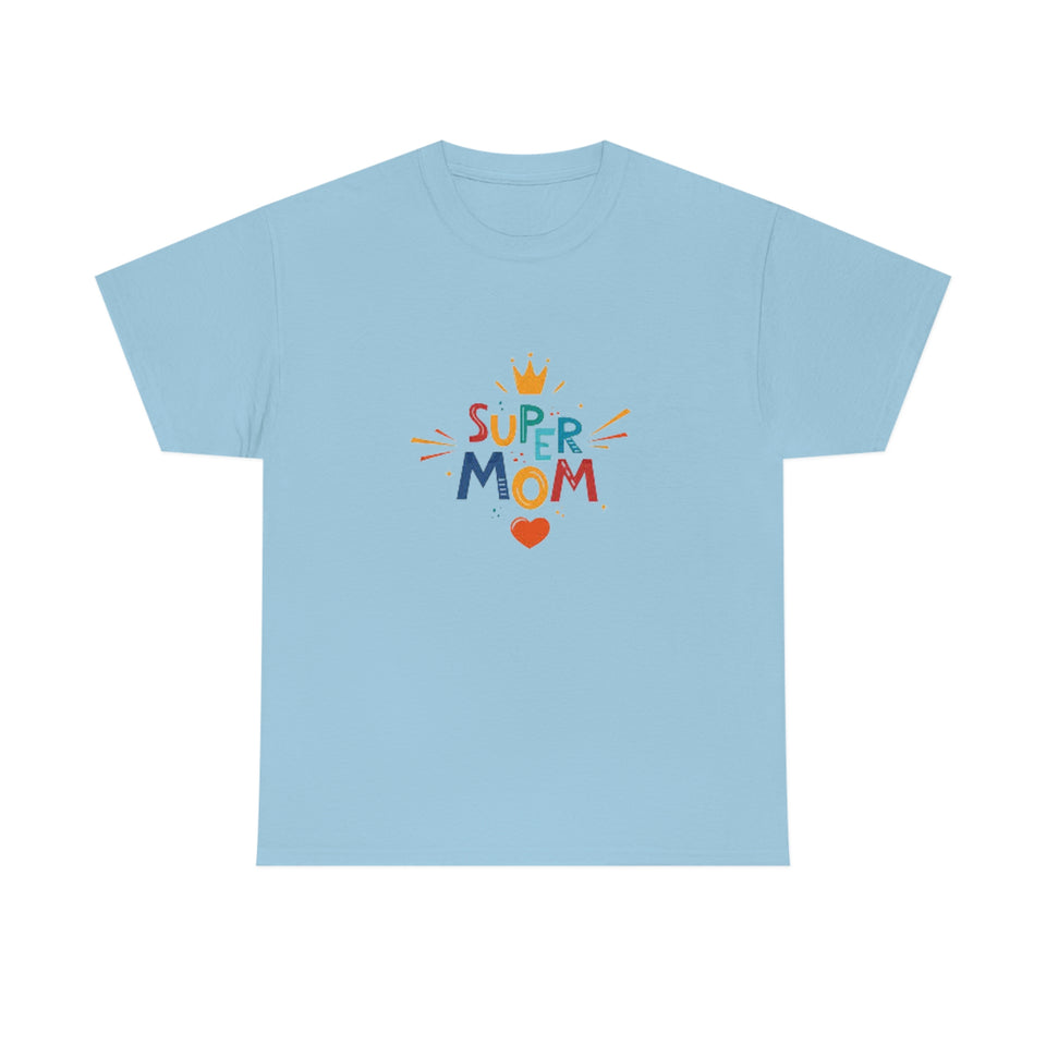 Super Mom Unisex Heavy Cotton Tee