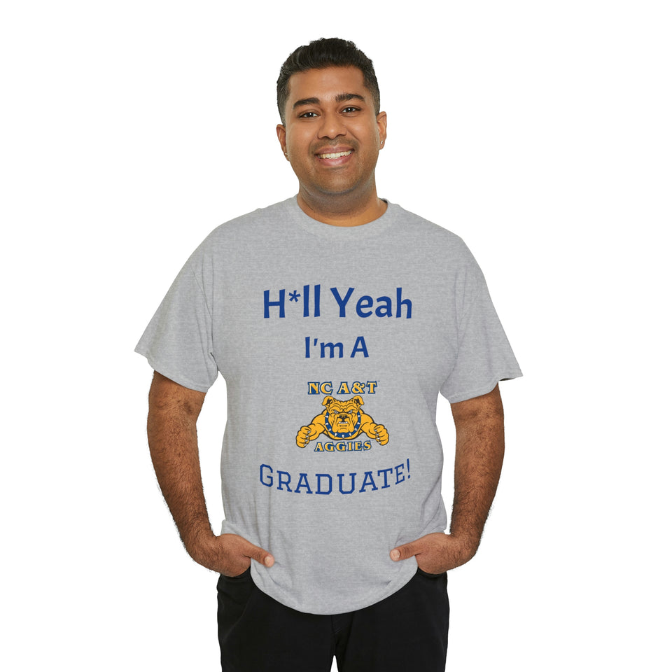H*ll Yeah! NCAT Senior Unisex Heavy Cotton Tee
