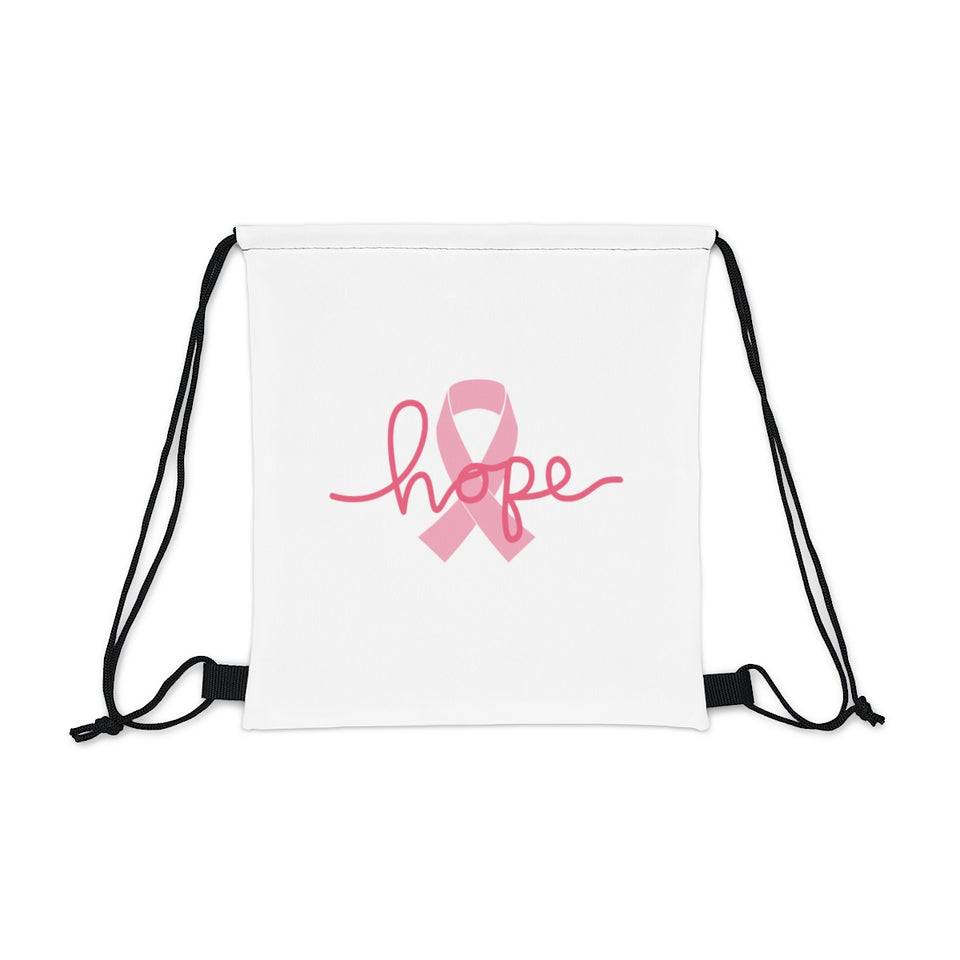 Breast Cancer Awareness HOPE Outdoor Drawstring Bag